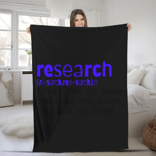 SCIENCE: Research Definition Fleece Blankets