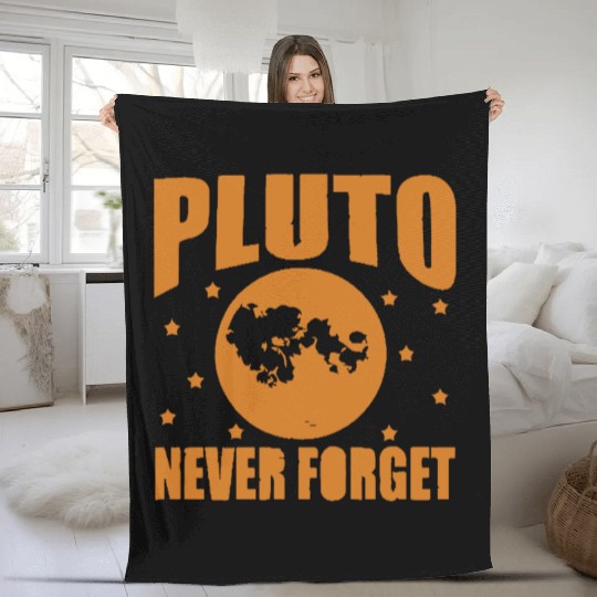 Pluto Never Forget Fleece Blankets