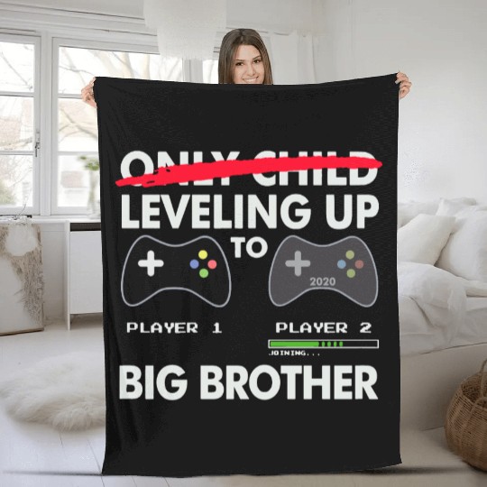 Leveling Up to Big Brother Fleece Blankets 2020 Video Game