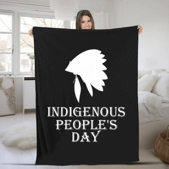 Indigenous People's Day holiday indigenous peoples Fleece Blankets