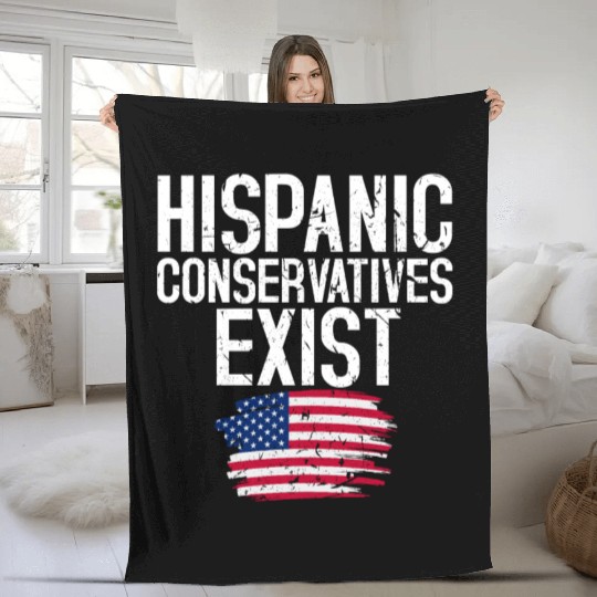 Hispanic Conservatives Exist Trump 2020 Election Fleece Blankets
