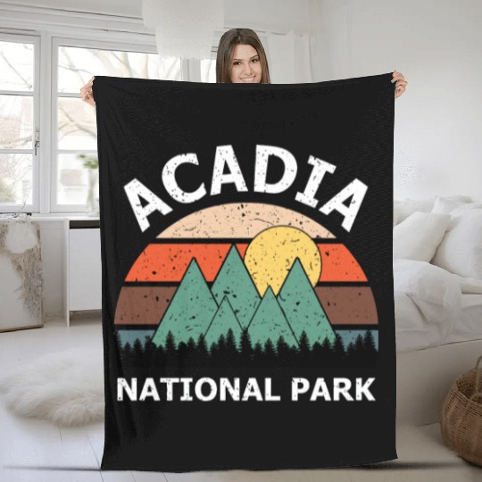 Acadia National Park Gift Fleece Blankets