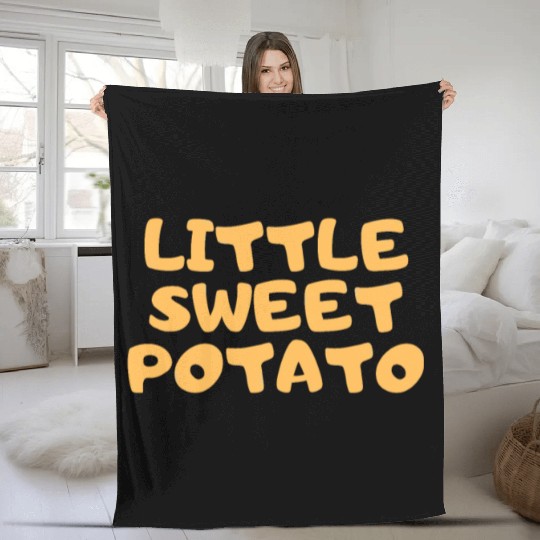 Little Sweet Potato Fleece Blankets