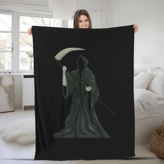 Grim Reaper | Death | Halloween Fleece Blankets