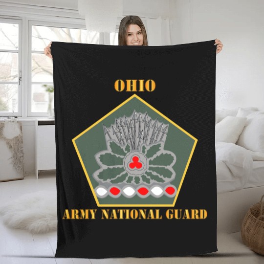 Army Ohio Army National Guard DUI Fleece Blankets