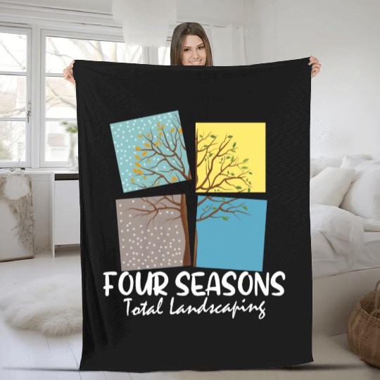 FOUR SEASONS TOTAL LANDSCAPING Fleece Blankets