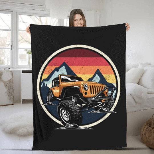 Jeep Fleece Blankets