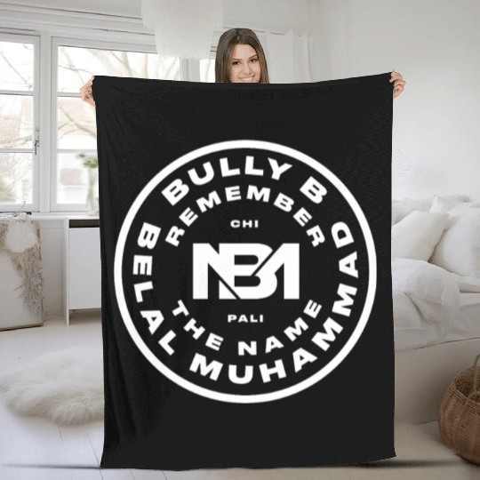 Belal Remember The Name Muhammad Mma Circle Graphi Fleece Blankets