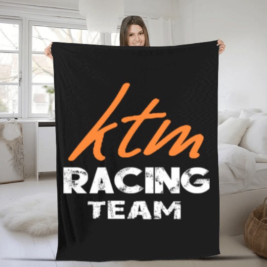 Ktm Racing Team Fleece Blankets