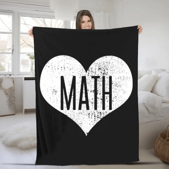 Math Teacher Fleece Blankets