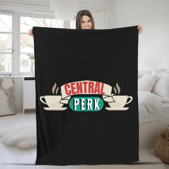Coffee lovers for friends TV show Fleece Blankets
