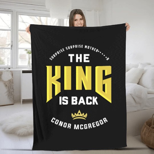 Surprise Surprise...The King is Back Fleece Blankets