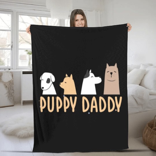 Mens Gay Puppy Daddy Pup Play Fetish Kink BDSM Fleece Blankets