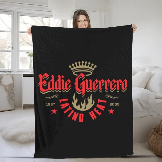 Wrestling Entertainment Eddie Guerrero Crown Graphic Fleece Blankets