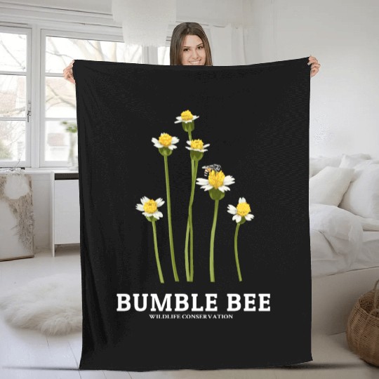 Bumble Bee Fleece Blankets