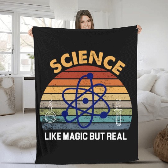 Science Like Magic But Real Fleece Blankets