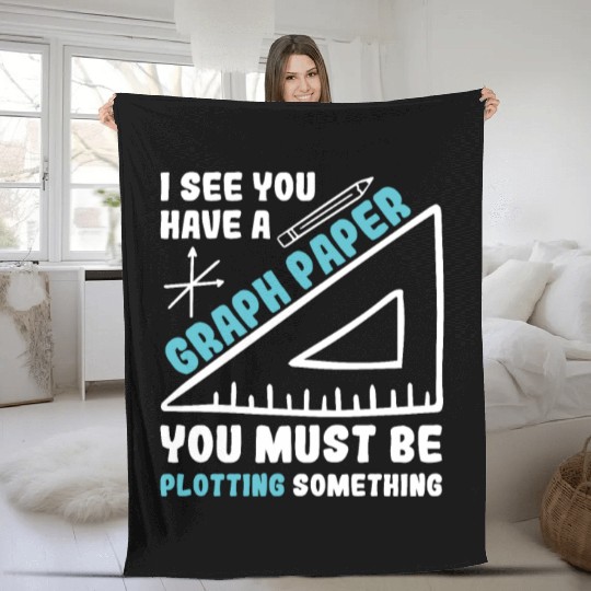 Funny Teacher for a Math Teacher Fleece Blankets