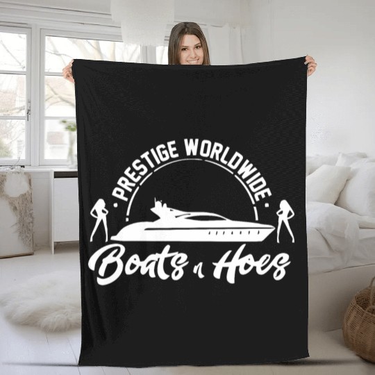 boats and hoes step brothers Fleece Blankets