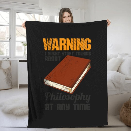 Philosophy Thinker Freethinker Philosopher Fleece Blankets