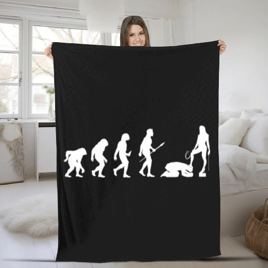 Domina Evolution Outfit Fetiche BDSM Lustig Fleece Blankets