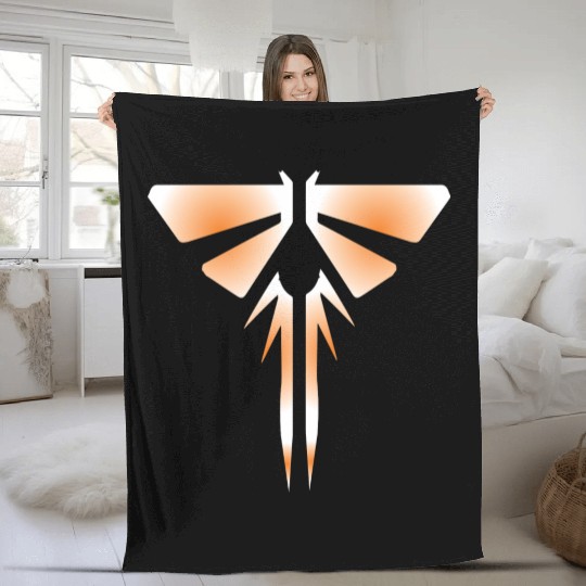 The Last of Us Fireflies Logo Graffiti Fleece Blankets