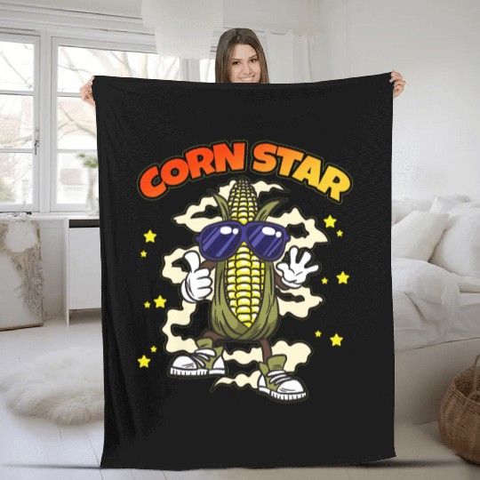 Corn Star Fleece Blankets