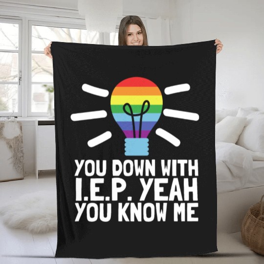 Inclusion SPED Special Education Teacher Fleece Blankets