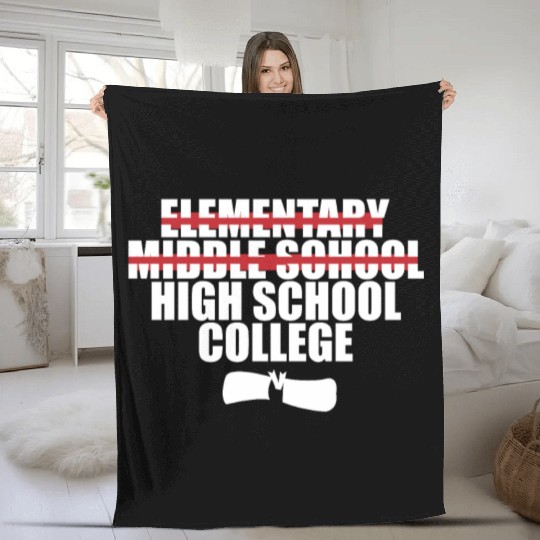 Middle School Graduation Fleece Blankets