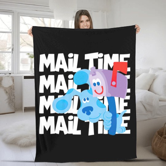 Mail Time With Blues Clues Fleece Blankets
