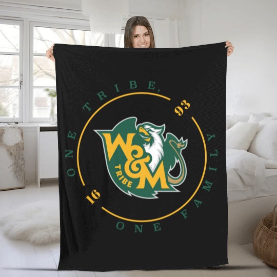 William Mary Women S College Ncaa Rylwmr11 birth Fleece Blankets