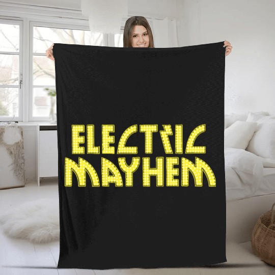 Electric Mayhem Fleece Blankets