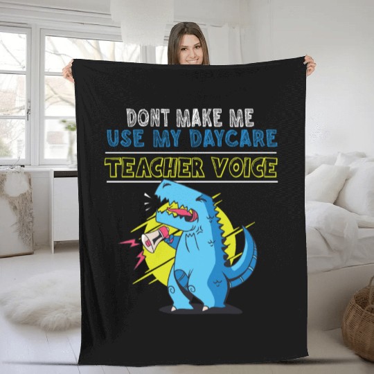 Daycare Teacher Fleece Blankets