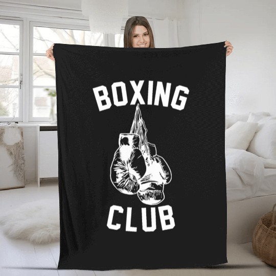 boxing club w Fleece Blankets
