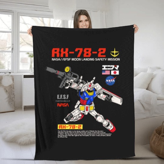 Rx-78-2 Gundam Fleece Blankets