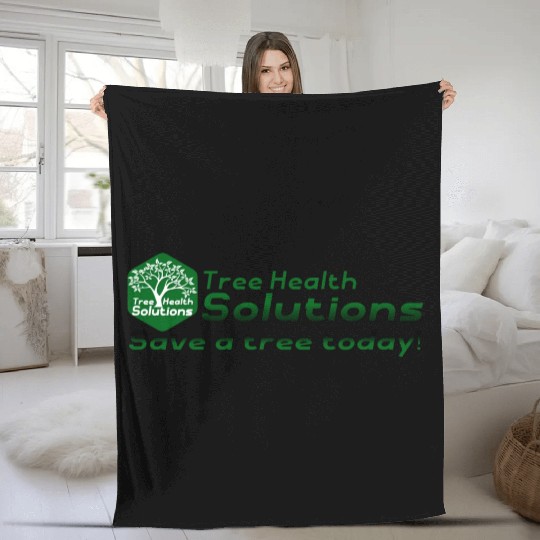 Save a Tree Fleece Blankets