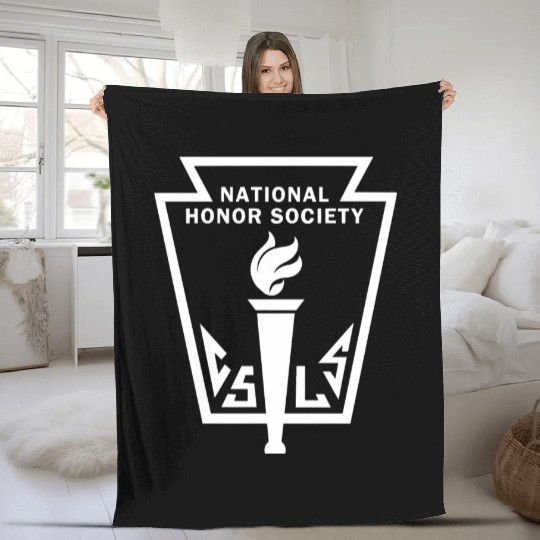 national honor society Fleece Blankets