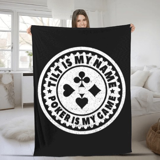 Poker Fleece Blankets