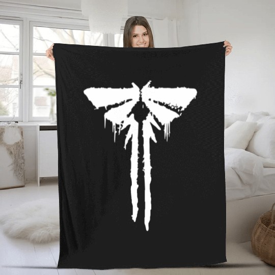 fireflies white Fleece Blankets