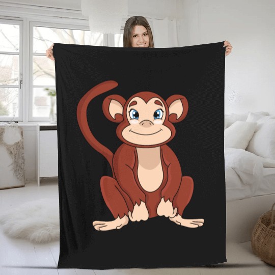 Monkey Fleece Blankets
