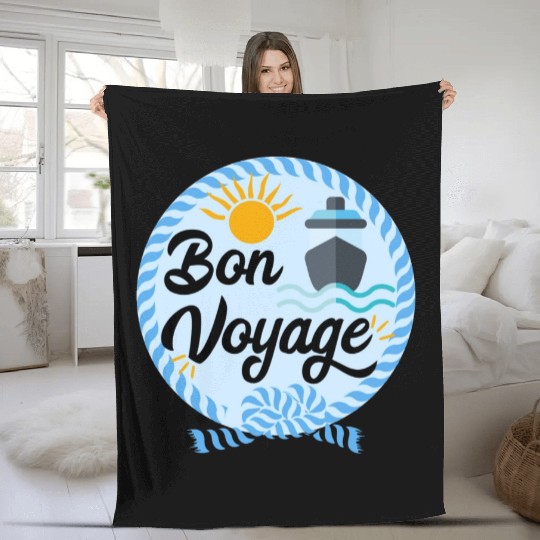 Bon Voyage Fleece Blankets
