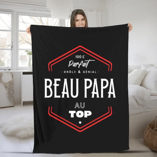 Beau papa parfait et au top Fleece Blankets