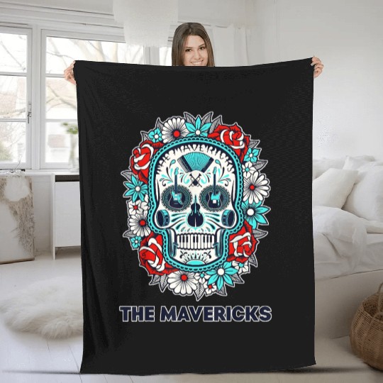 Mavericks Funny Band For Men Women Fleece Blankets