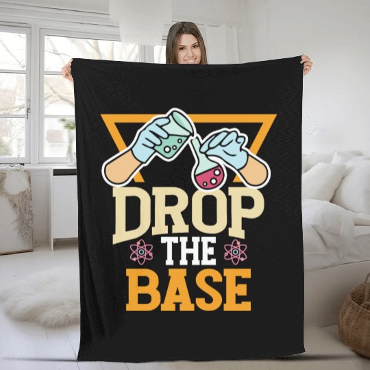 Biology Science Chemistry Laboratory Scientist Fleece Blankets