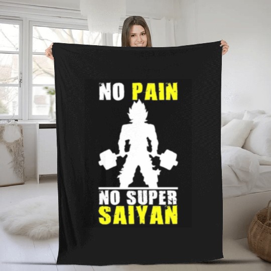 Anime Gym demon Fleece Blankets