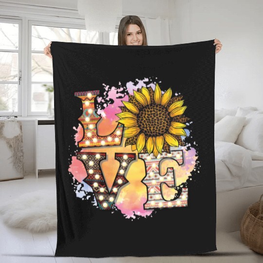 western love Fleece Blankets