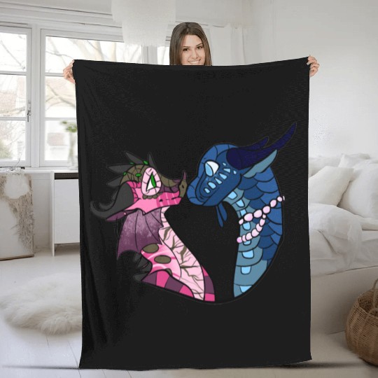 Wings Of Fire Fleece Blankets