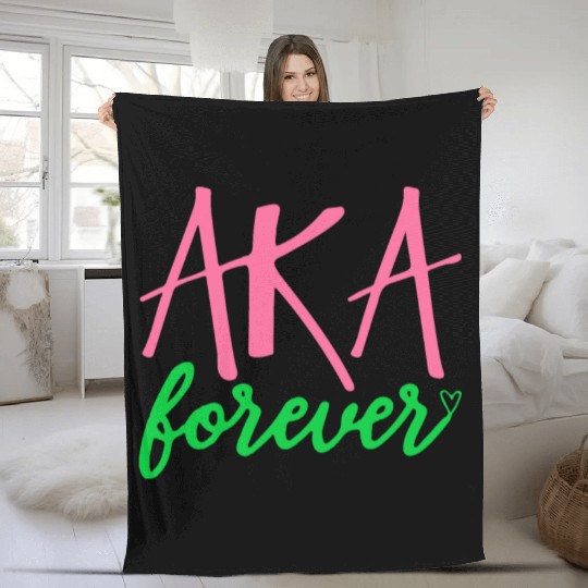 AKA Paraphernalia Sorority AKA Forever Fleece Blankets