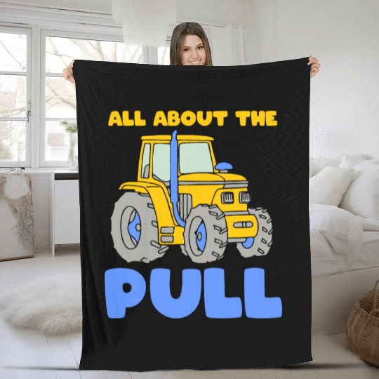 Tractor Driver Farmer Farm Gift Fleece Blankets