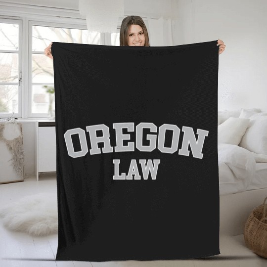 Oregon Lawyer Attorney Bar Graduate School Law Gif Fleece Blankets