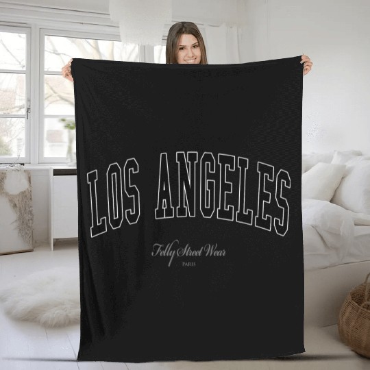 Los Angeles Fleece Blankets
